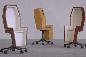 Introducing Coffin-Shaped Office Chairs Designed to Make You Sit Longer