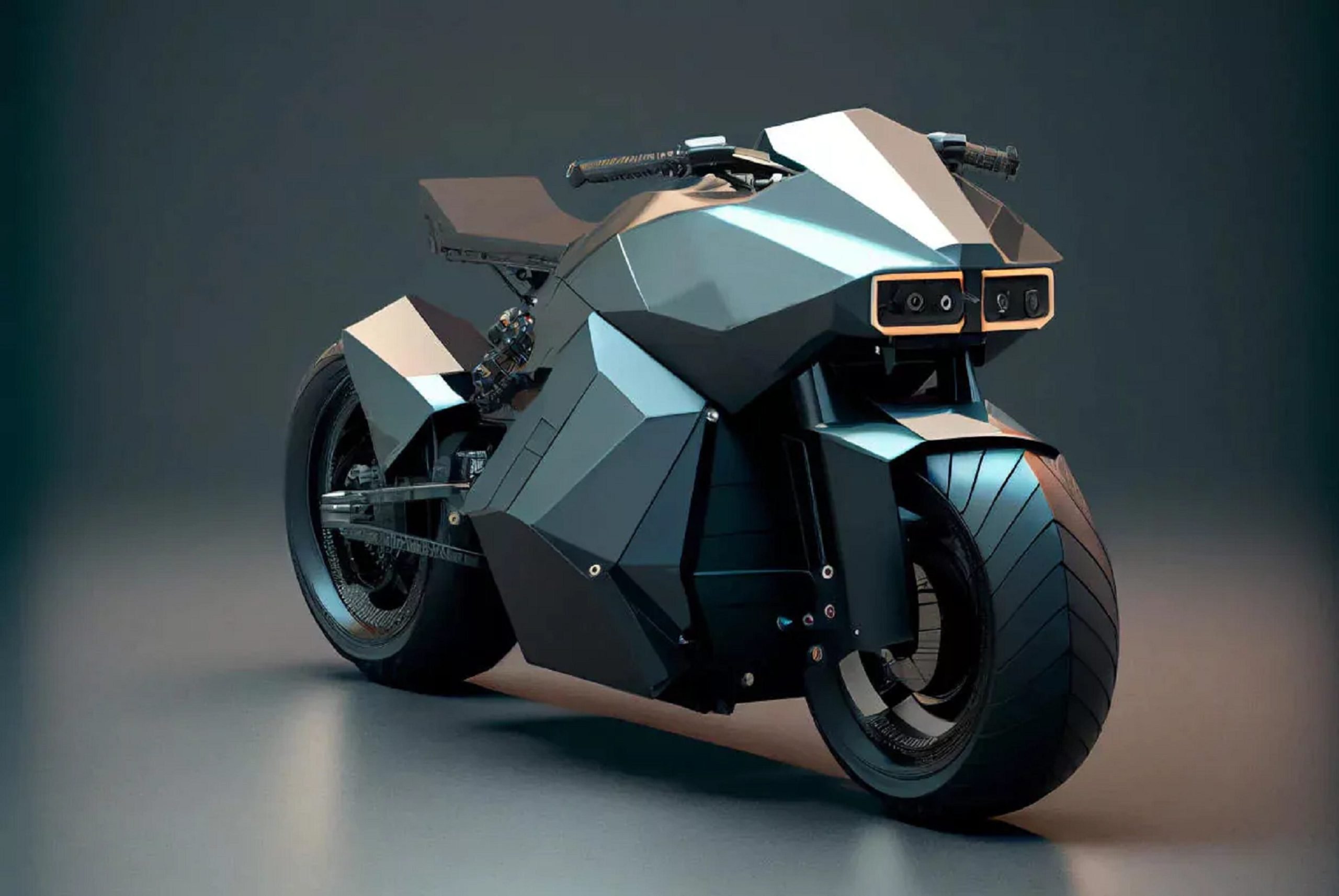 Tesla Cyberbike Created on Midjourney