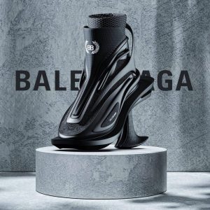 A Futuristic Design: Balenciaga High-Heel Sneaker