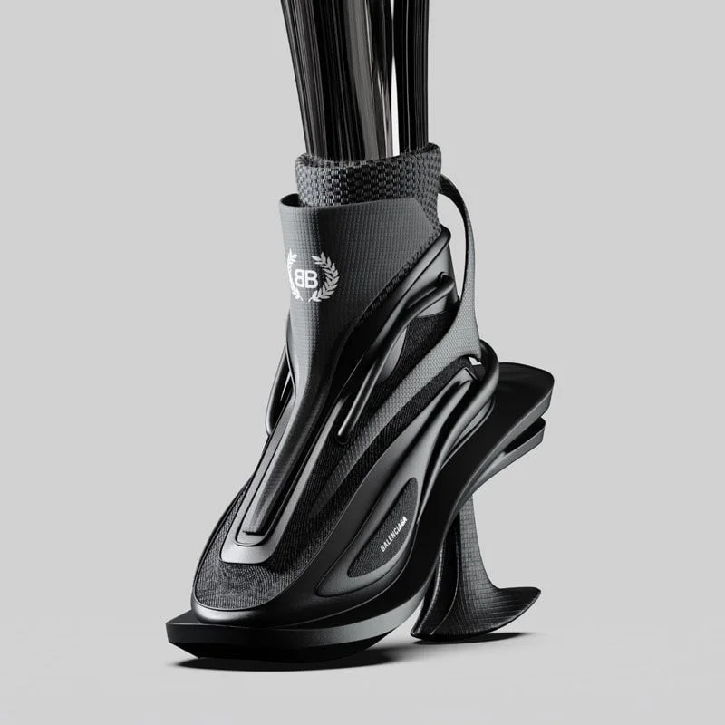 A Futuristic Design: Balenciaga High-Heel Sneaker | iCreatived