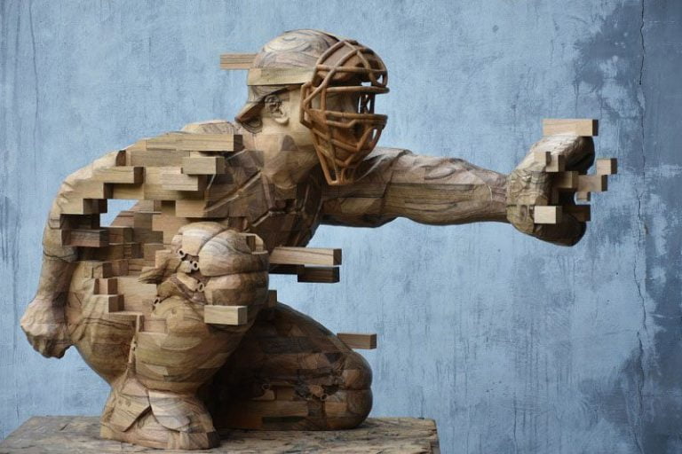 Han Hsu-Tung: Pixelated Wooden Sculpture Master | iCreatived