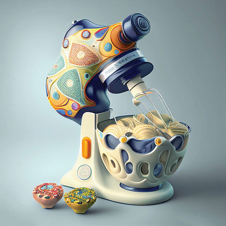 Marcus Byrne Revitalised Household Appliances in the Style of Gaudi