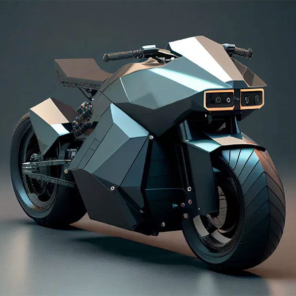 Tesla Cyberbike Created on Midjourney