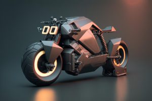 Tesla Cyberbike Created on Midjourney