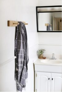 bathroom ideas diy towel hanger