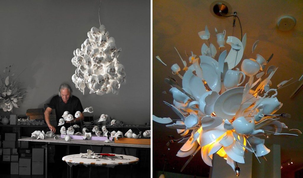 Appreciate the Porca Miseria Chandelier Designed by Ingo Maurer