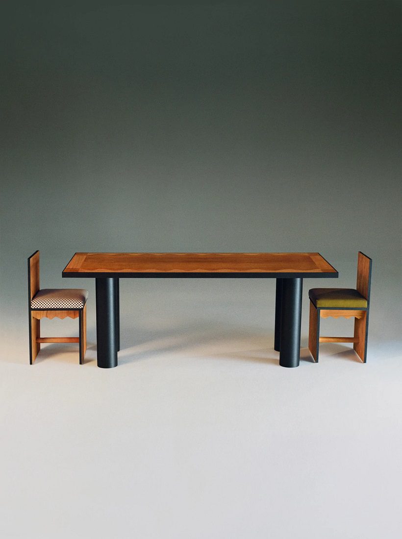 Adi Goodbrich was inspired by Chicagoan term frunchroom and designed a furniture collection with the same term. 