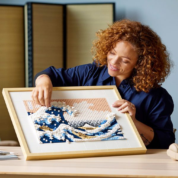 The Great Wave Joined the Lego Art Theme