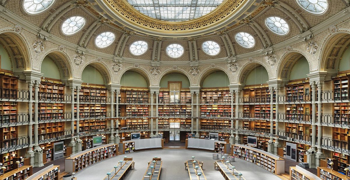 inside of national library of france