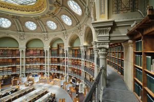 inside of national library of france