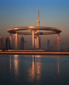 the circular building in Dubai
