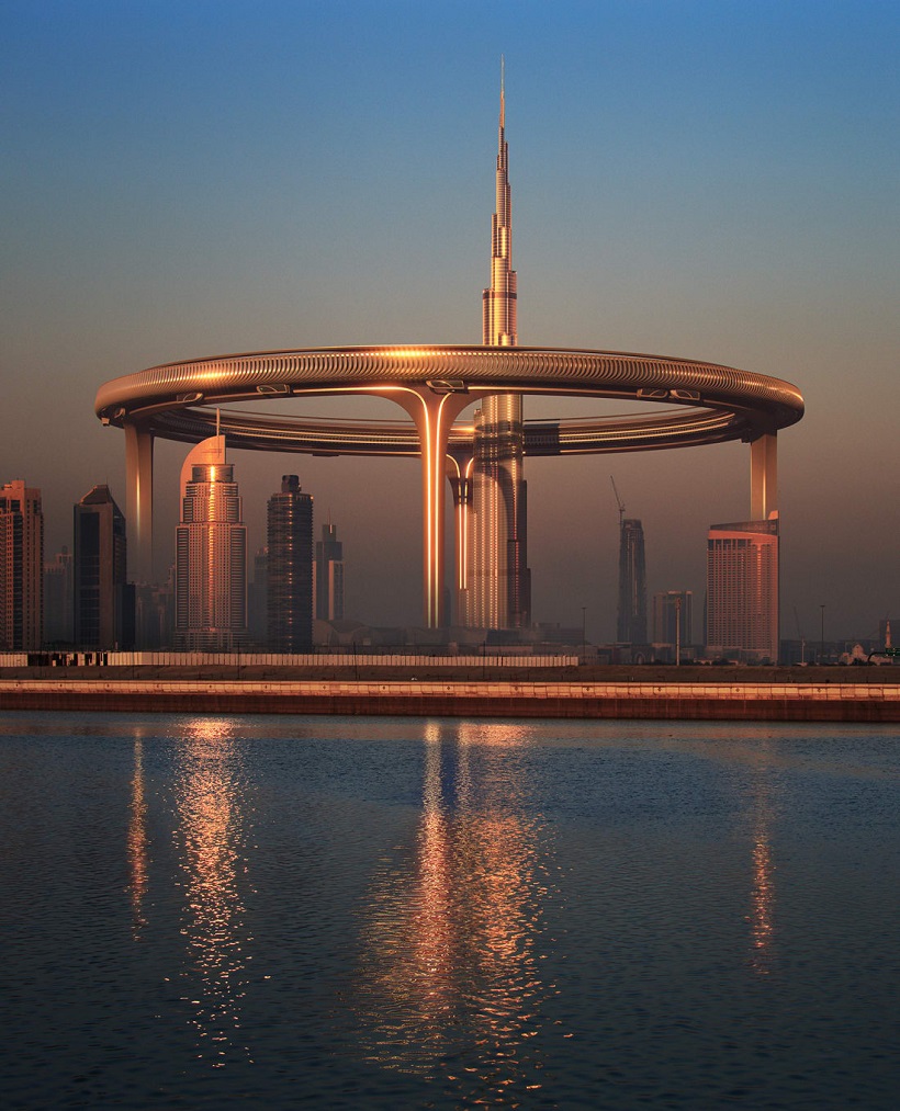 Dubai circle building
