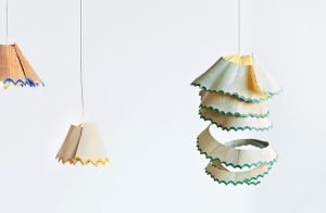 pencil shaving lampshades
