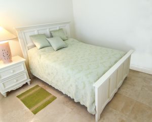 Light colored bedroom