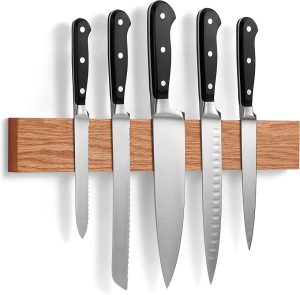 kitchen organization ideas: knife block