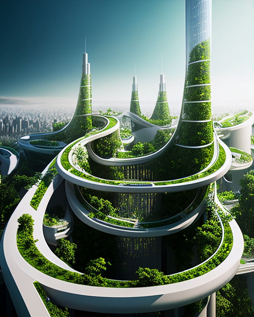 The Green Skyscrapers of 2050