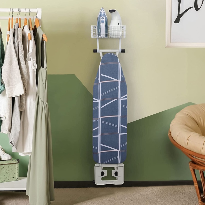 Create space for an ironing board.