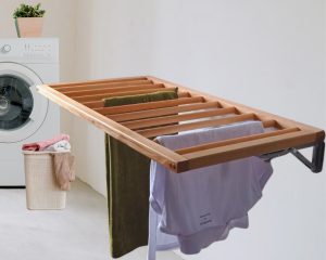 wall-mounted drying rack
