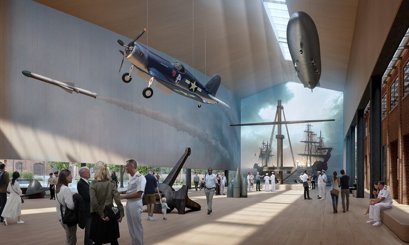 Navy Museum concept of BIG