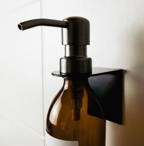 fitted soap dispenser