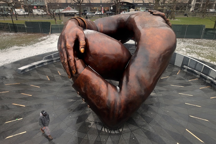 The artist Hank Willis Thomas created a new MLK sculpture 