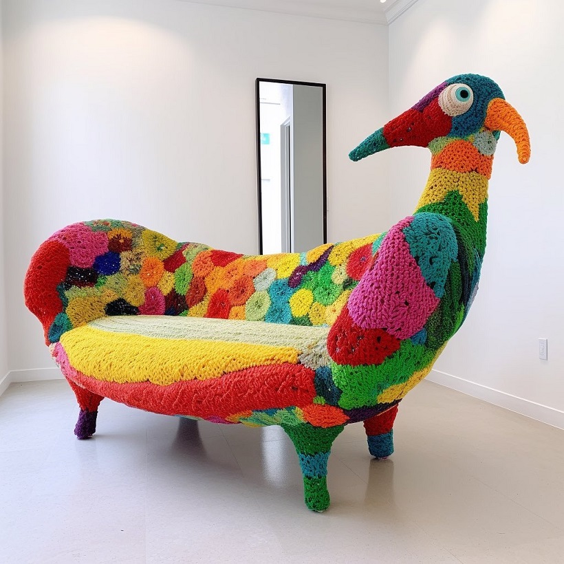 crochet couch