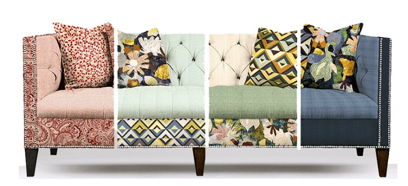 changing the fabric of sofa