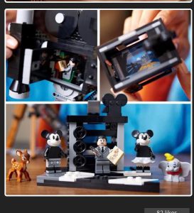 The favorite part for almost everyone is the film strip the LEGO applied. It will show animated frames from Disney features. Isn’t it incredible? The film strips will of course incorporate minifigures like Snow White, Alice in Wonderland, The Jungle Book, etc.