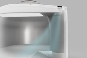 pet house that has air conditioner