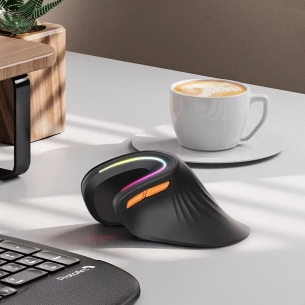 ProtoArc will help you unleash a new level of productivity with vertical, wireless and ergonomic design of EM11 RGB model.