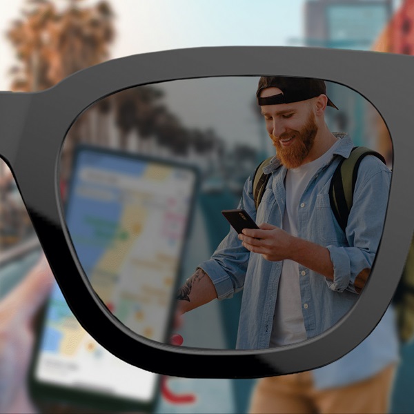 The 32°N adaptive focus sunglasses offer a unique solution that goes beyond style. The glasses can swith from reading mode to distance!