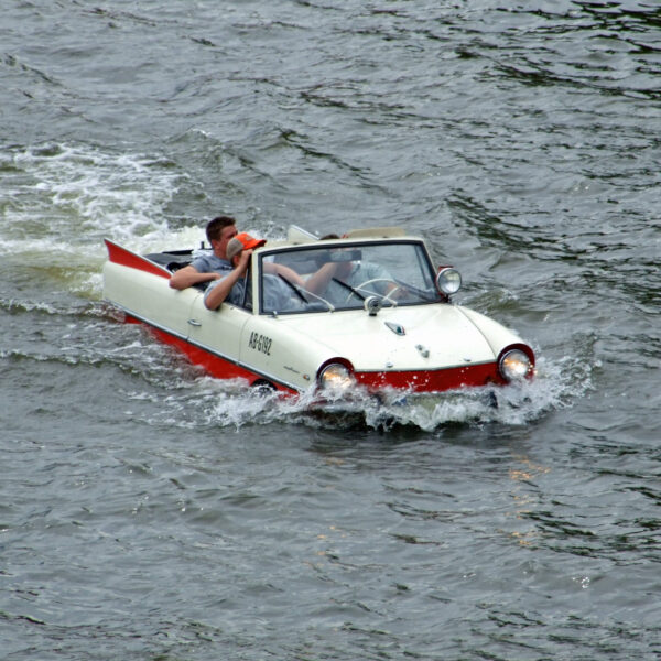 An Amphibious Car From The 60s, The Amphicar