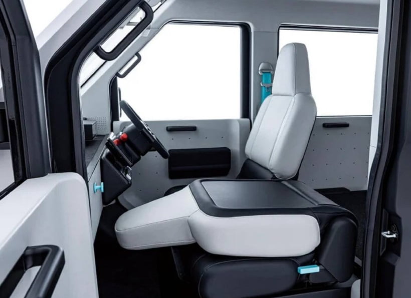 inside of a minivan