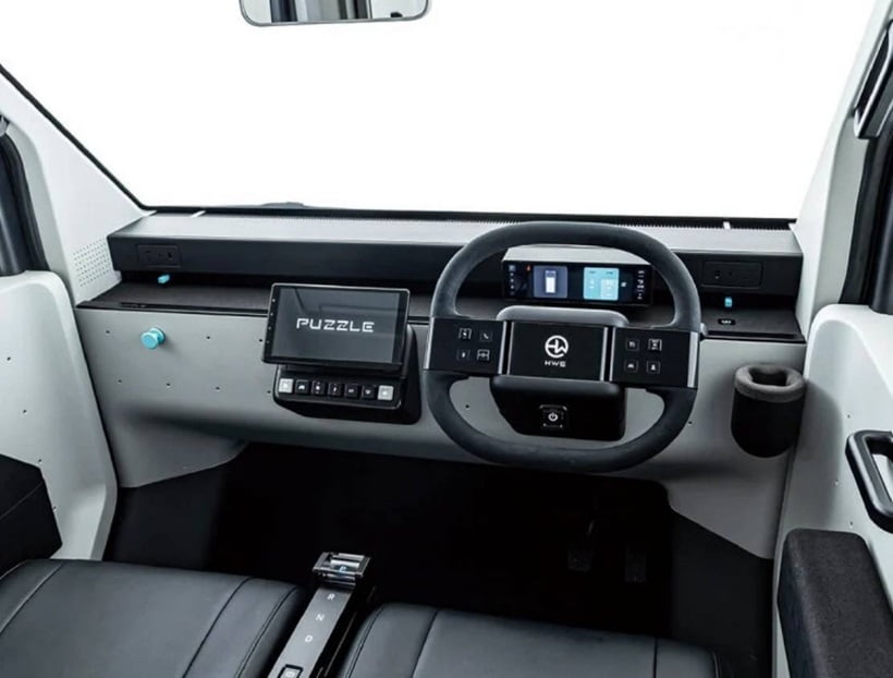 windows of the van designed by HW Electro