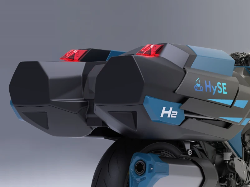 Hydrogen Powered Bike by Kawasaki: Ninja H2 HySE