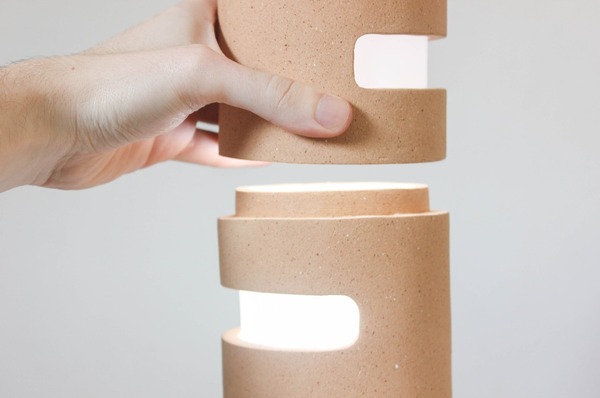 Sustainable Modular Table Lamp With a Modern Design