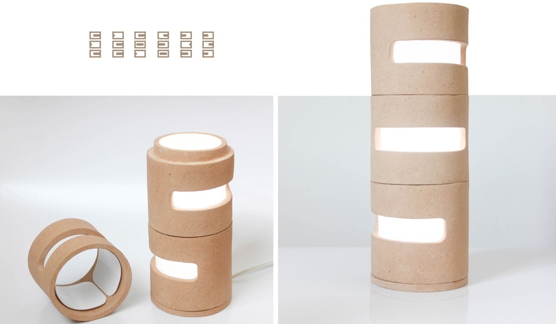 Sustainable Modular Table Lamp