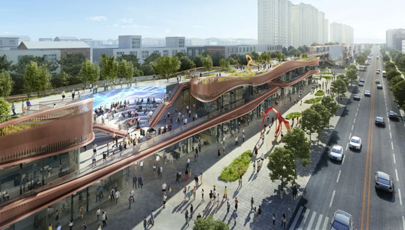 Chengdu Hyperlane Park Retail Architecture