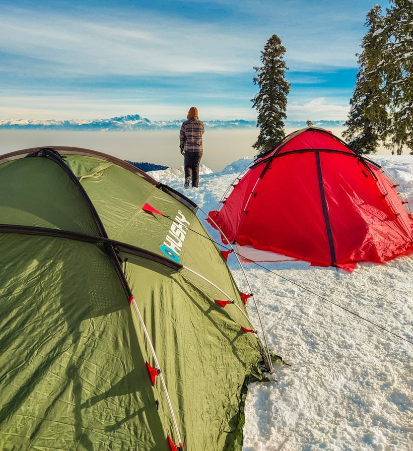 winter hiking