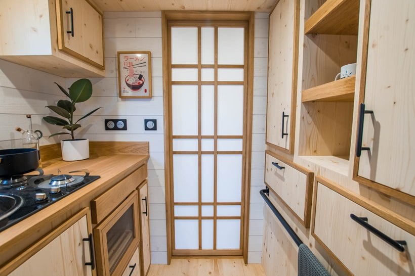 closets in the kitchen