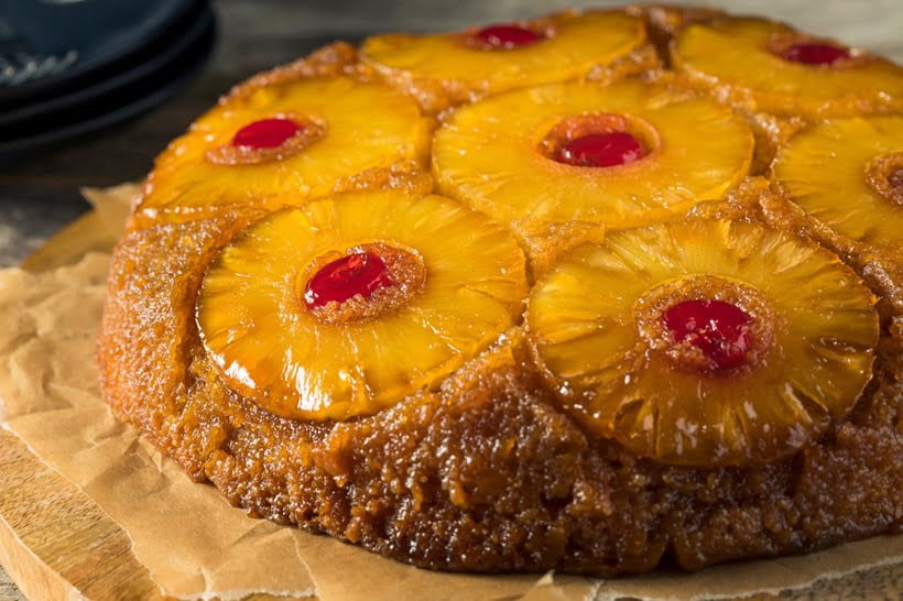 upside down pineapple dessert