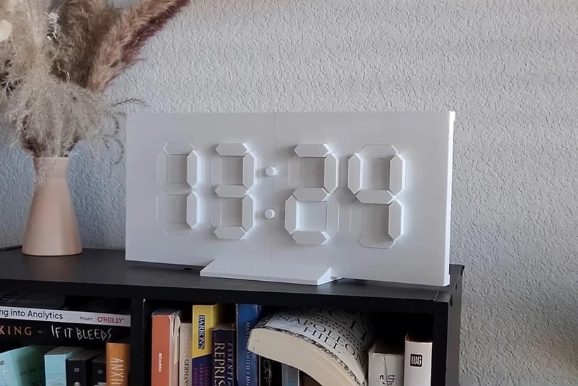 3D-printed clock