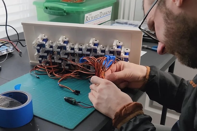 Lukas Deem working on RTC project