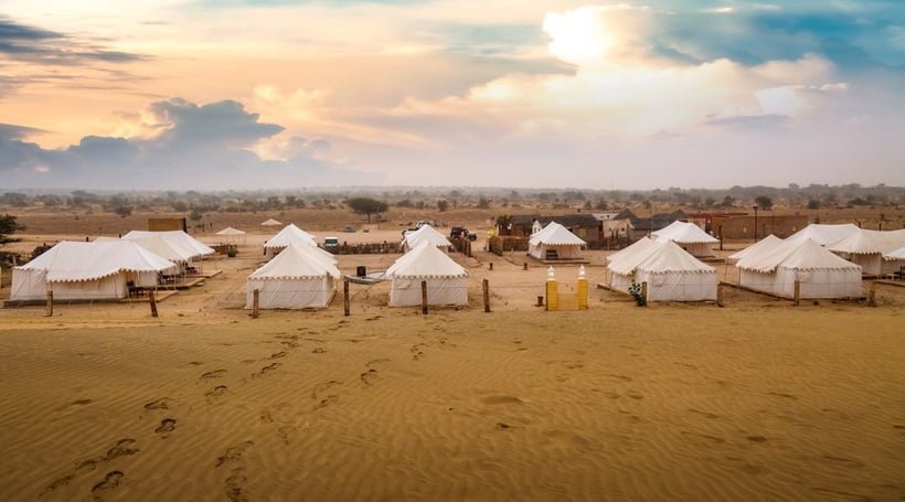 Indian desert camp