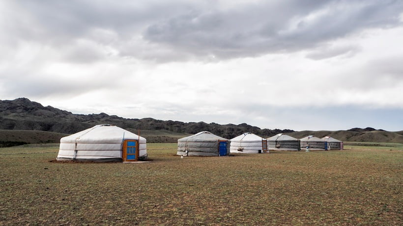 traditional Mongolian Yurts