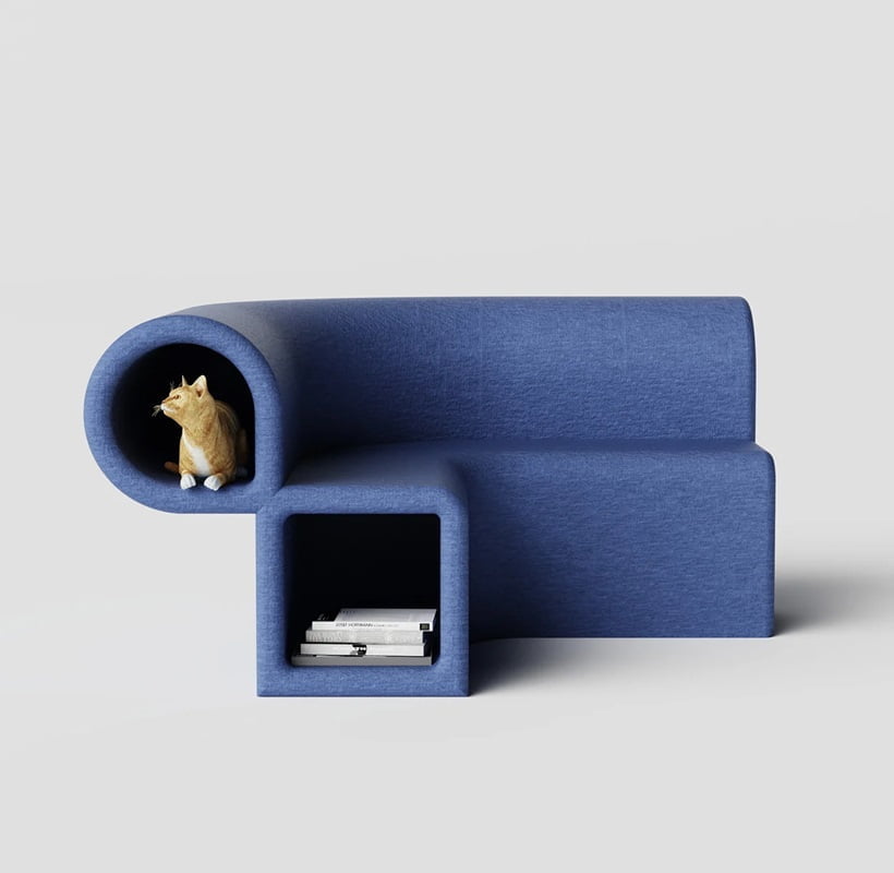 It is not easy to clean the Quarter Sofa