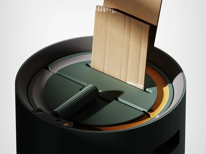 cardboard waste into fertilizer