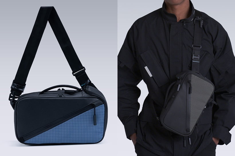 Boasting a clamshell opening, this gray and black sling bag allows for complete or partial access to contents. Its unique strap design facilitates rapid position change, preventing gear spillage. The side door enhances the quick draw capability for those spur-of-the-moment shots.