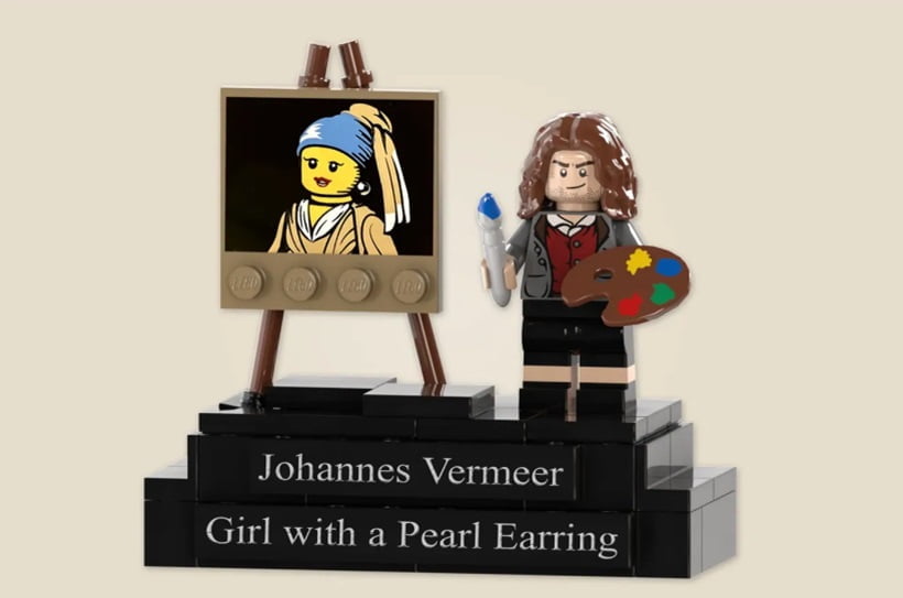 Miniature of Johannes Vermeer