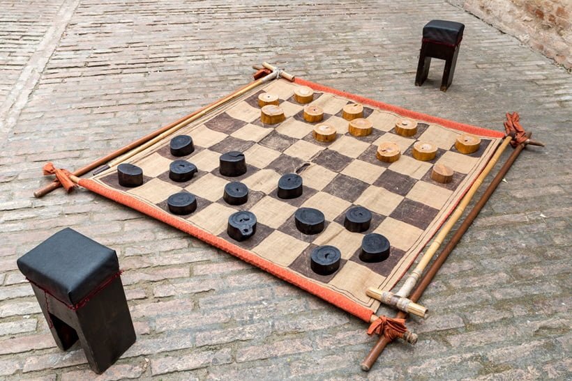 camping games for adults,
giant checker game